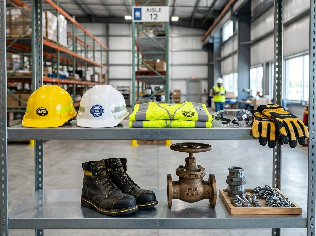 Certified Marine Safety PPE Gear, Valves and Building Materials
